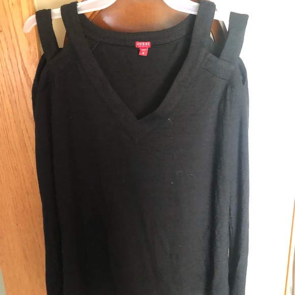 Guess Cold Shoulder Sweater Tops - Picture 4 of 5